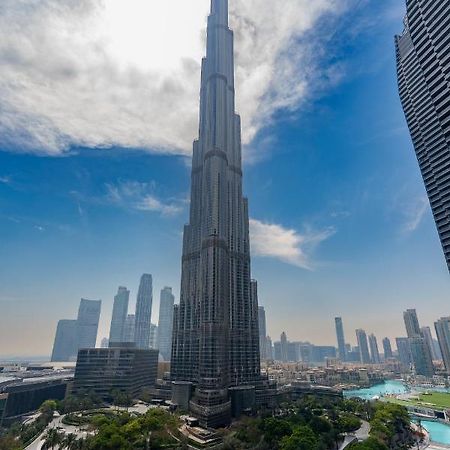 Prestige Living 1Br With Full Burj Khalifa View By Auberge Dubaj Kültér fotó