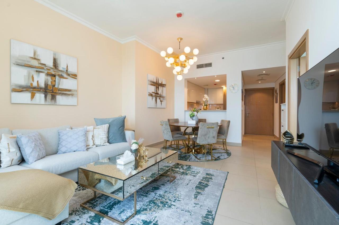 Prestige Living 1Br With Full Burj Khalifa View By Auberge Dubaj Kültér fotó