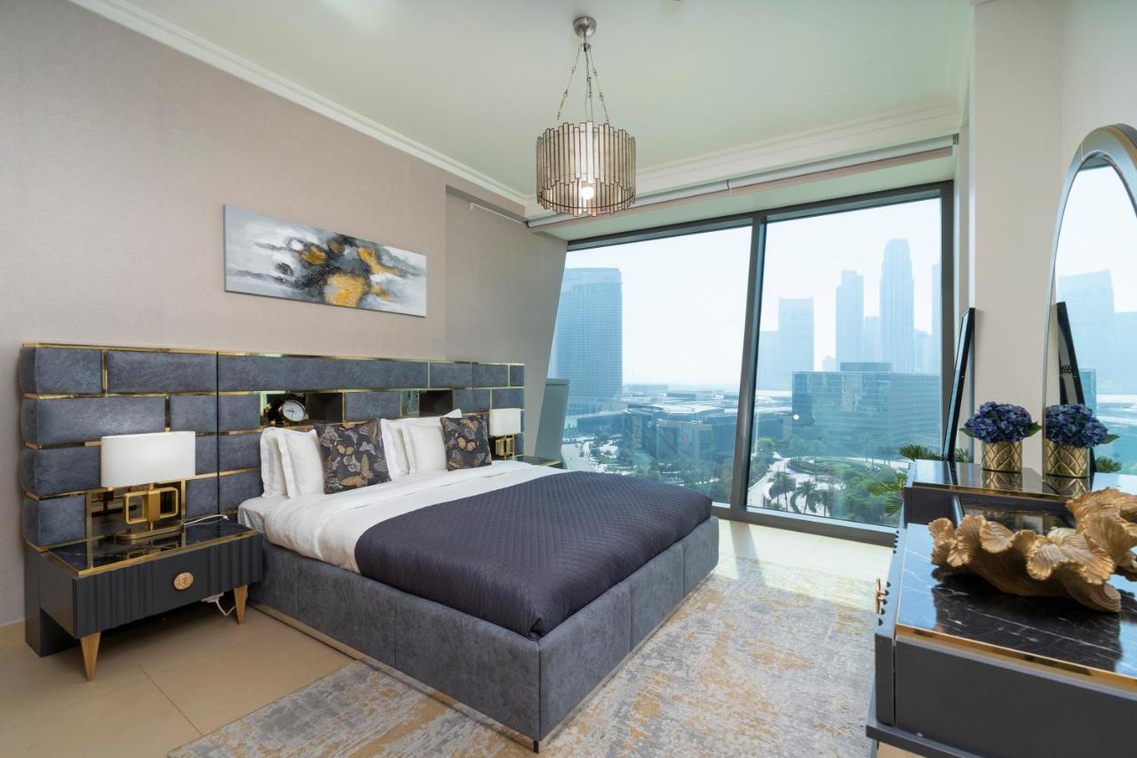 Prestige Living 1Br With Full Burj Khalifa View By Auberge Dubaj Kültér fotó