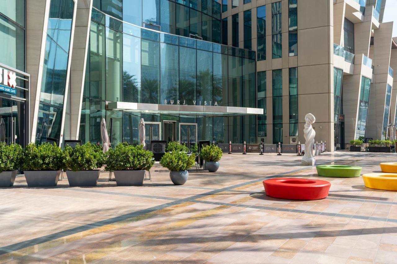 Prestige Living 1Br With Full Burj Khalifa View By Auberge Dubaj Kültér fotó