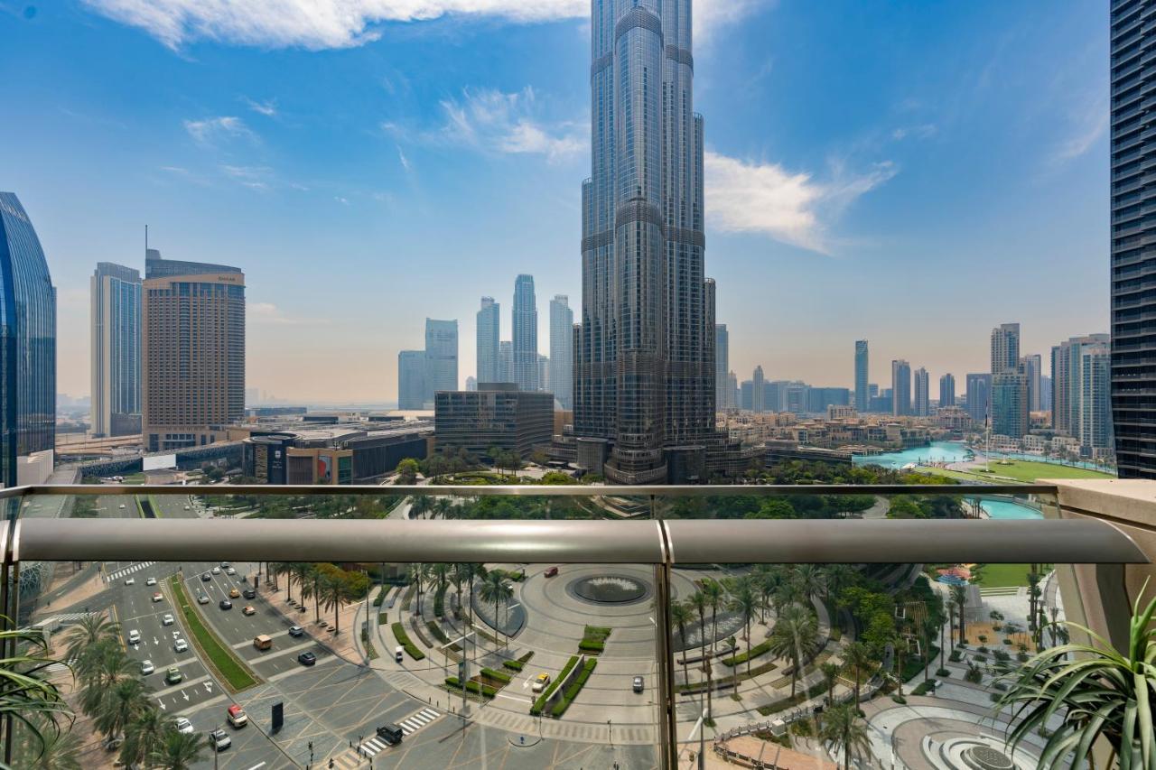 Prestige Living 1Br With Full Burj Khalifa View By Auberge Dubaj Kültér fotó